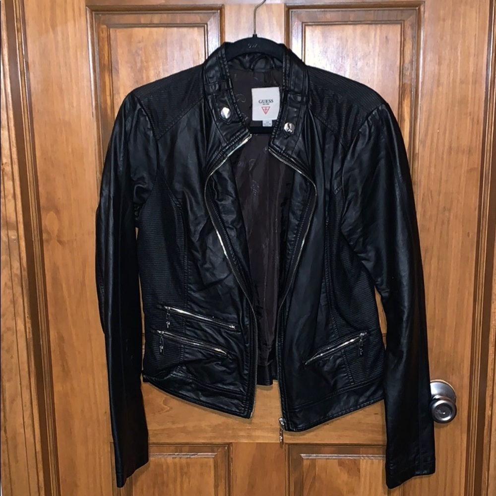 Guess leather jacket